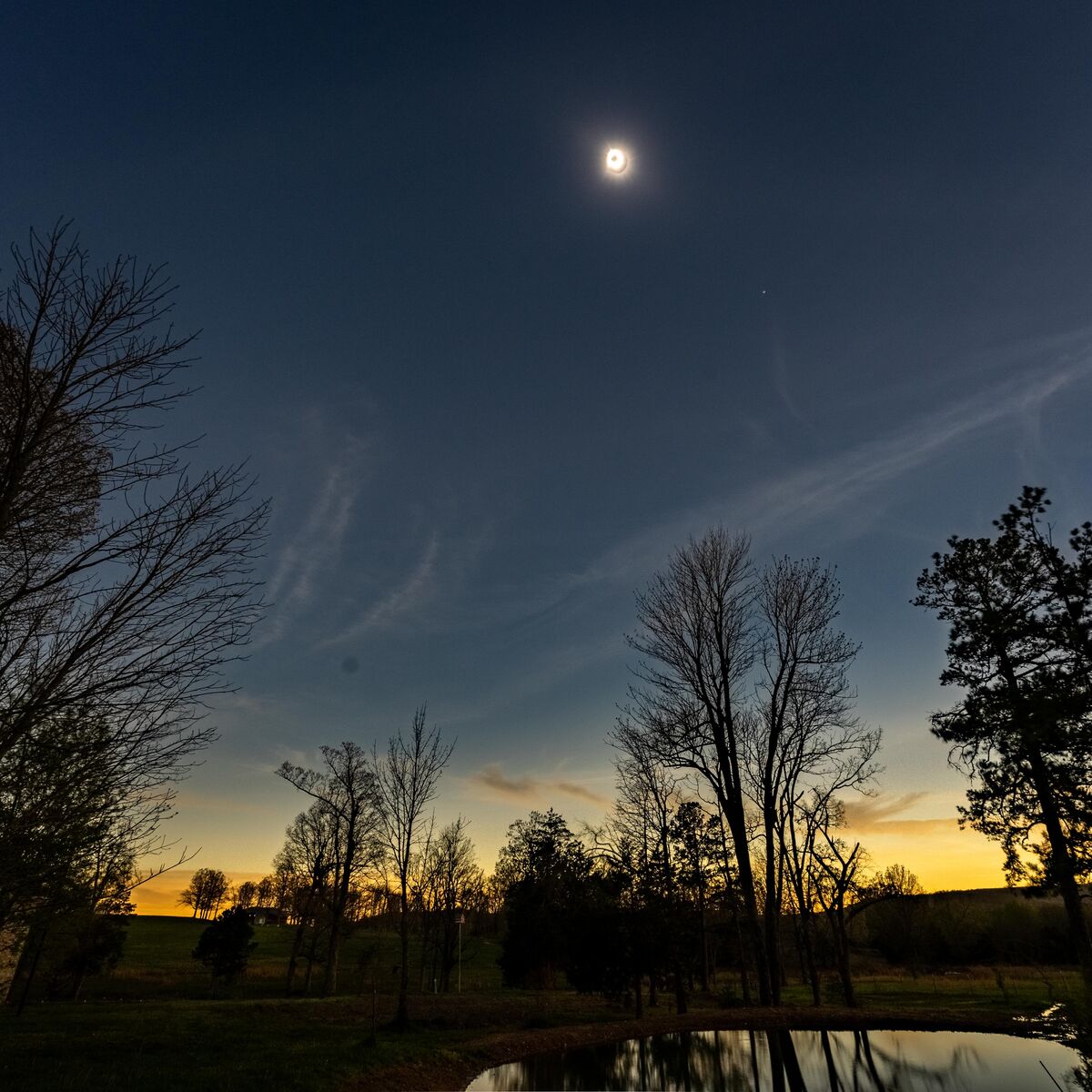 Totality over the pond