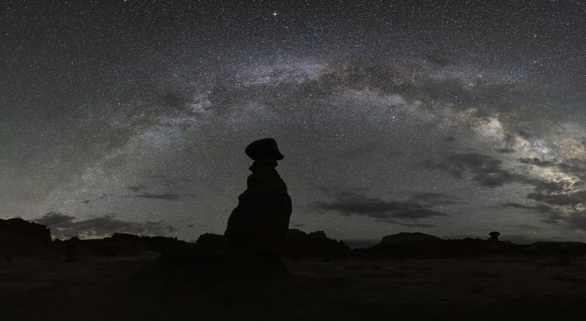 One goblin, and the whole arch of the galaxy