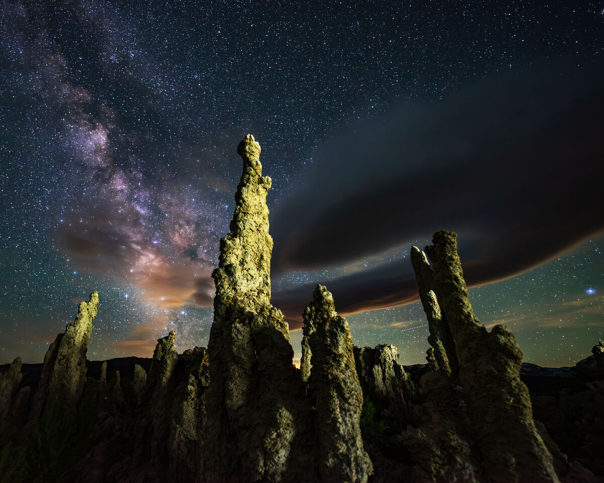 Lenticular over the south tufa