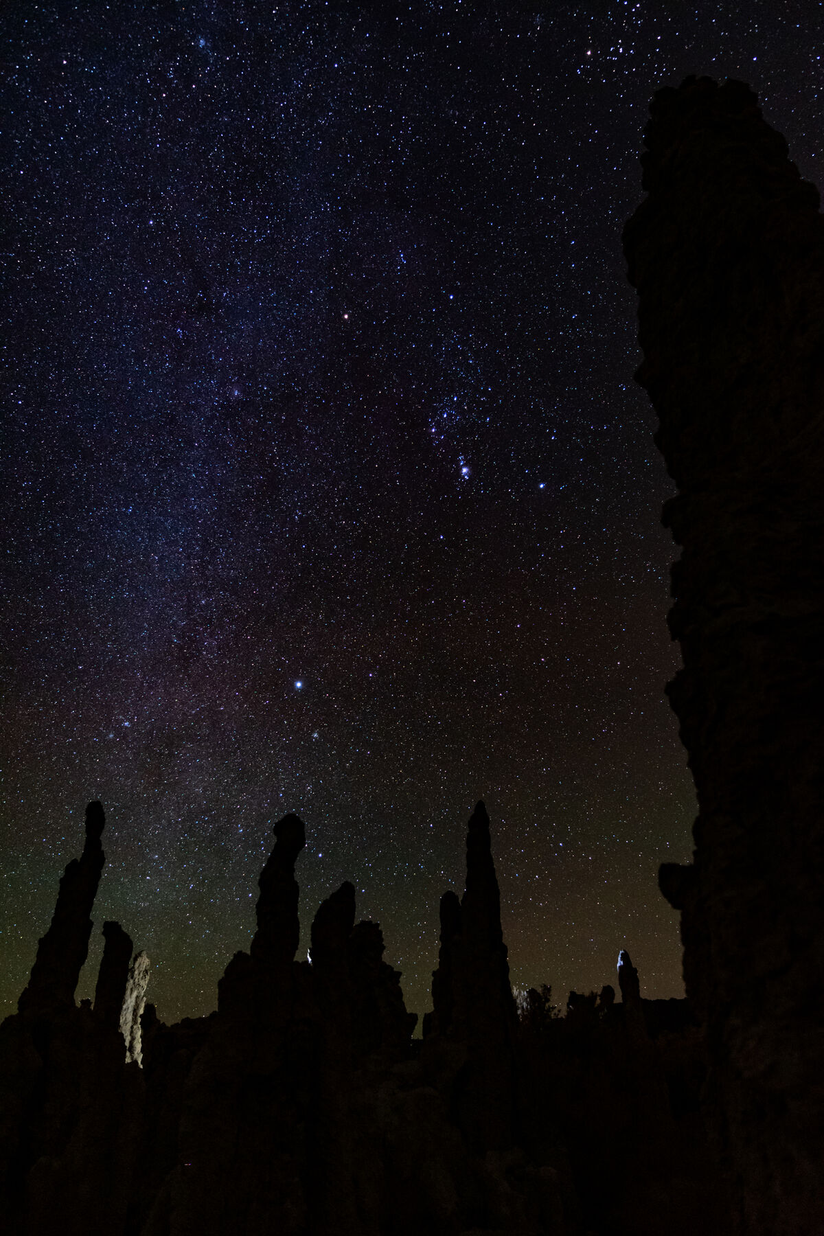 Orion over the spires